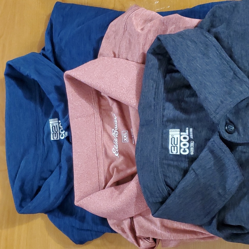 Three Polo Shirts